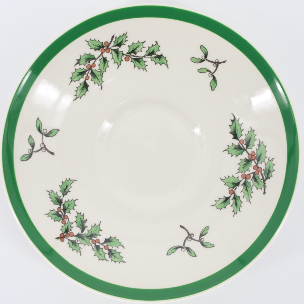 VTG‎ Spode Christmas Tree Saucer Made in England